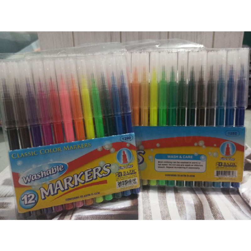 

Spidol Bazic 12 Warna 1280/ Spidol warna murah