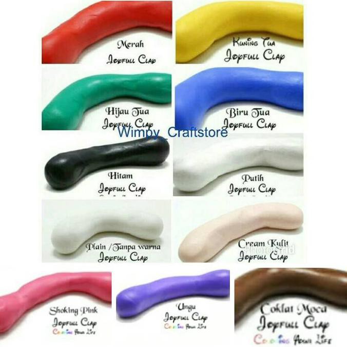 bahan clay joyfull clay air dry clay cold porcelain resin clay craft