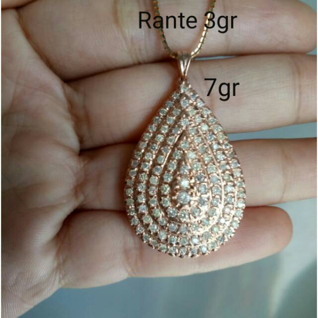 Berlian Medan (Liontin Labu + Rante)