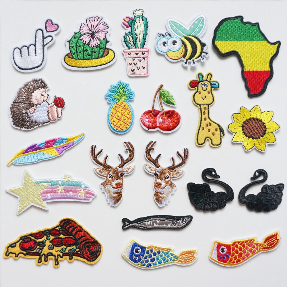 Patch Bordir Bentuk Kartun Bunga Lucu Untuk Jahit Setrika Patch Bordir Bentuk Kartun Bunga Lucu Untuk Jahit Setrika