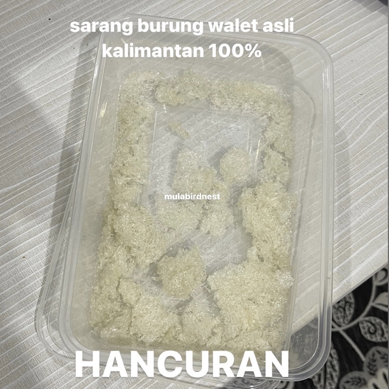 

Supplier Sarang Burung Walet Yenwo Hancuran 100% asli Kalimantan tanpa pengawet dan bahan kimia pemutih