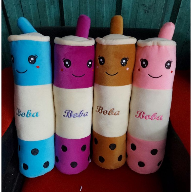 Boneka BOBA GULING LED nyala 60 cm bahan lembut murah SNI