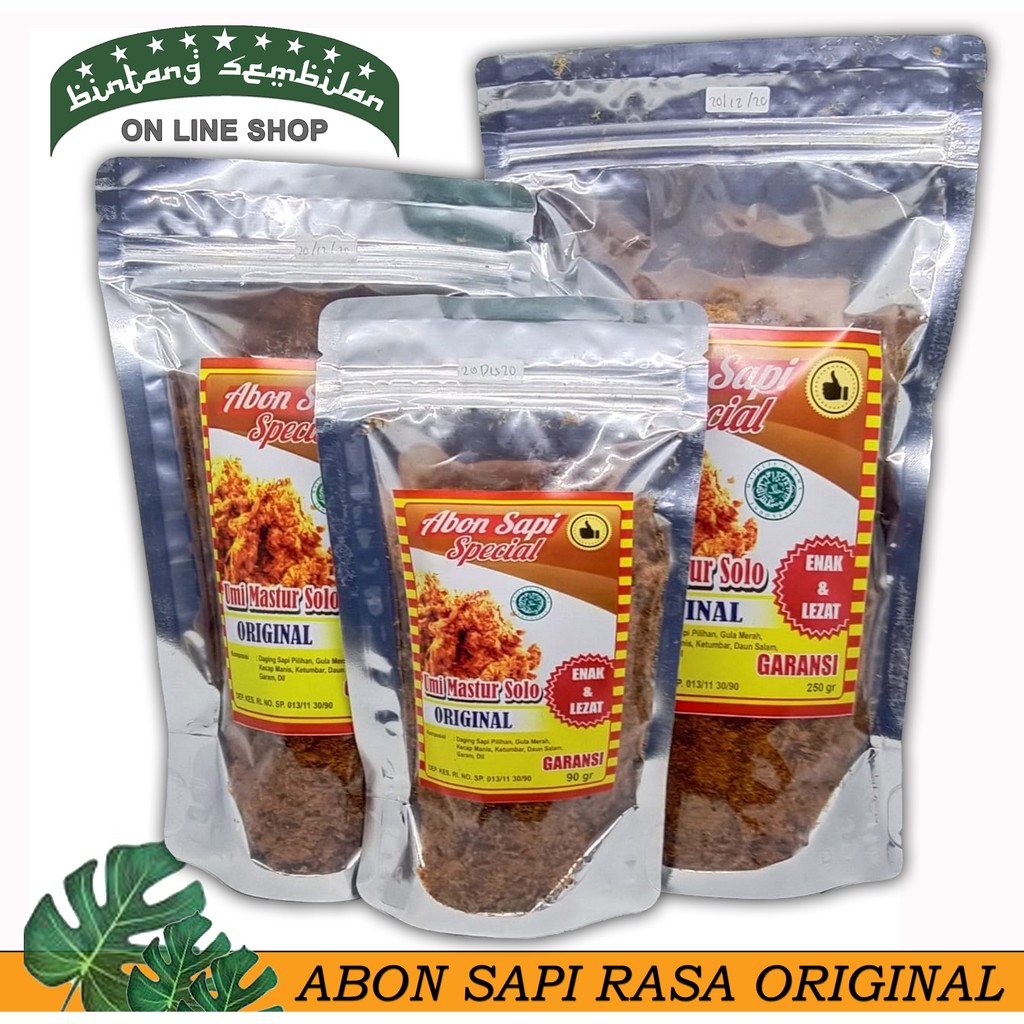 

Abon Sapi Ibu Mastur