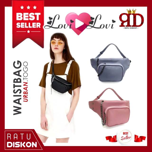 TAS WAISTBAG LOVI LOVI URBAN TOGO - TAS WANITA WAISTBAG TAS IMPORT TAS BATAM TAS MURAH TAS PINGGANG