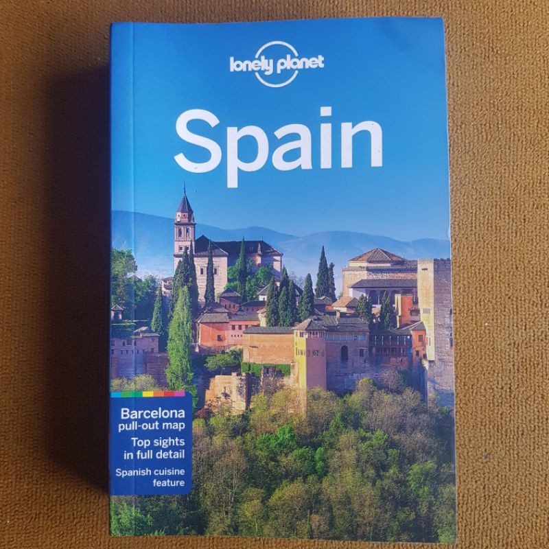 Lonely Planet SPAIN (bonus Barcelona pull-out map)