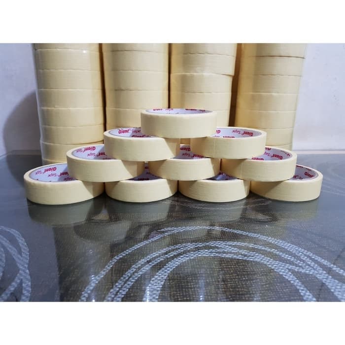 LAKBAN KERTAS / MASKING TAPE 1INCH / 24mm X 12M