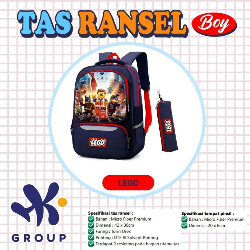 Tas Ransel HK Group Lego