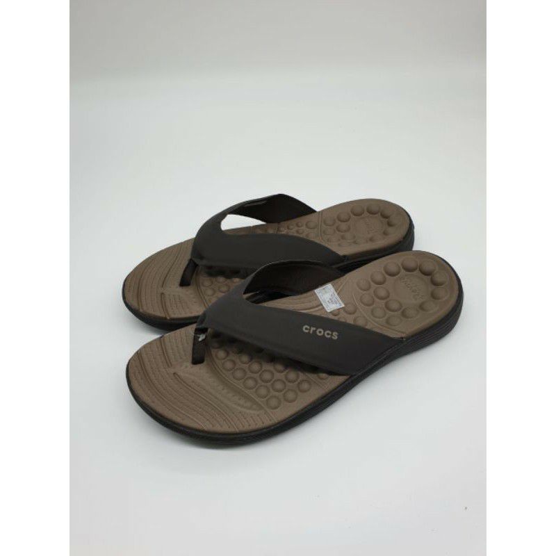 Sandal Jepit CROCS REVIVA CANVAS FLIP MEN