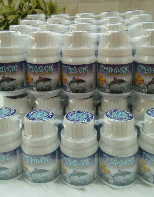 O Fish Oil OMEGA SQUA (10 Botol) Minyak Ikan Hiu Squalene Omega 3