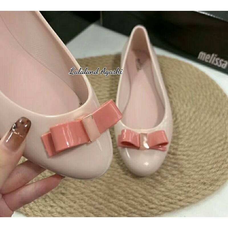 Sepatu Melissa Aura Pink/Sepatu jelly pita/Sepatu Melissa Pita/Sepatu jelly wanita