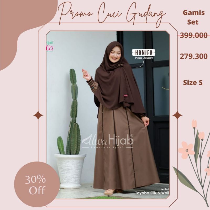GAMIS ALWA HIJAB PROMO DISKON