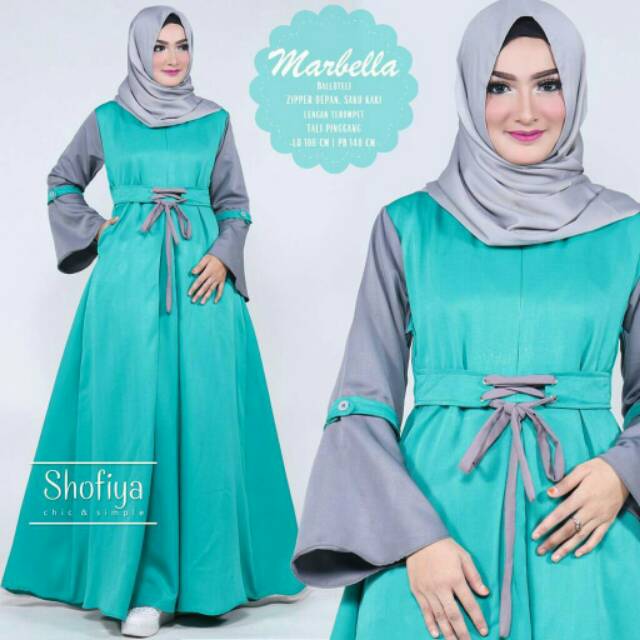 GAMIS SYARI ANNAJAH CAPUCCINO 900GR 110 140 ALLSIZE GAMIS SYARI BUSUI CADAR CREPE HQ POLOS MURAH I.