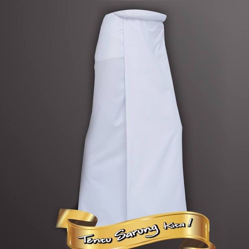 sarung wadimor polos putih / hitam dewasa dan anak