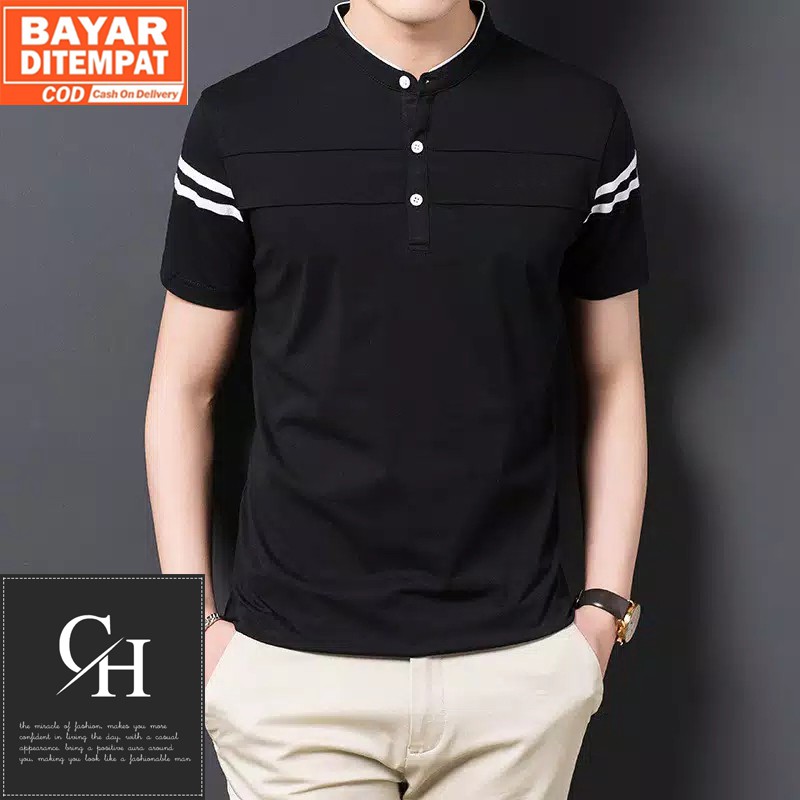 Kaos Zayn Polos Terbaru Kaos Polo Pria Kerah Shanghai Bahan Cotton Distro Bandung Original