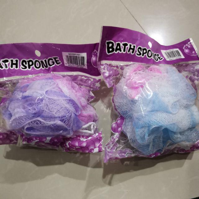 Bath Sponge Spons Mandi Spon 50 Gram Bisa Pilih Warna