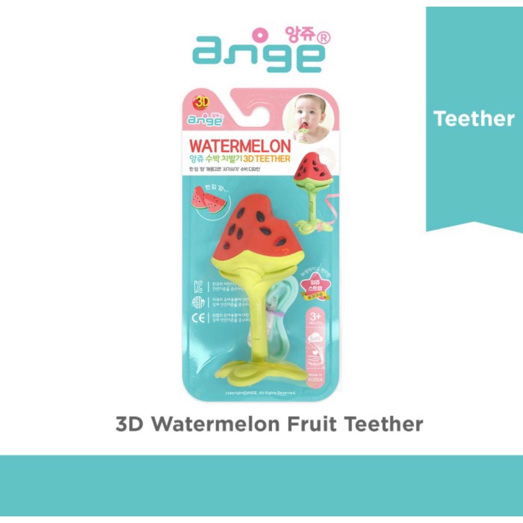 Ange 3D fruit Teether CLip / Gigitan Bayi