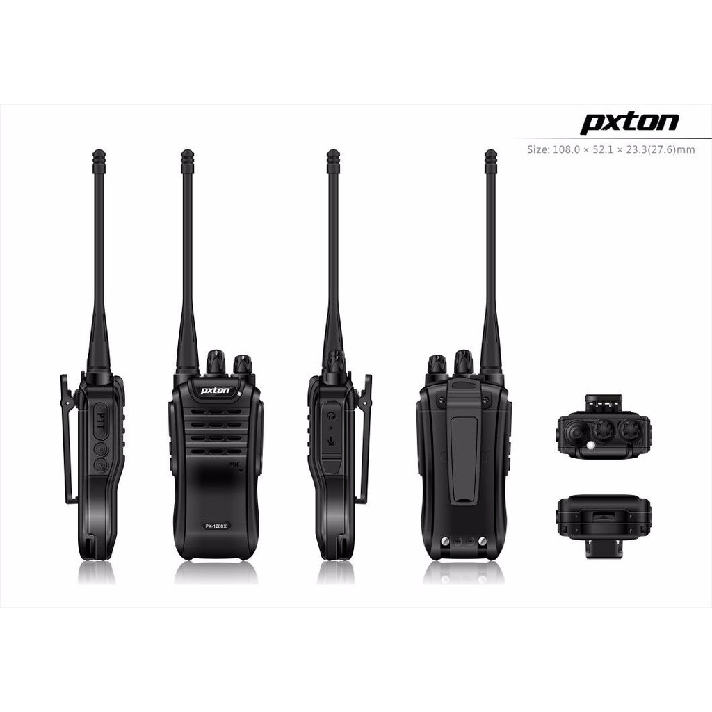 Promo Handy Talkie HT PXTON PX 1200X 4 Watt Bukan Ht Baofeng Ht Motorola Paling Murah