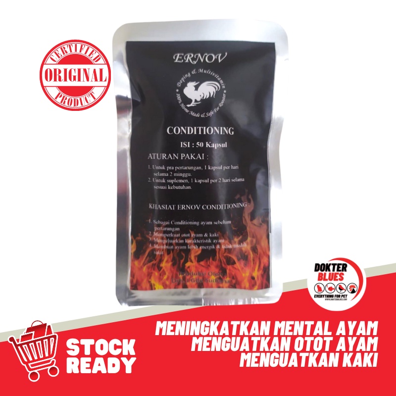 Vitamin Ayam ERNOV CONDITIONING Meningkatkan Mental Ayam Menguatkan Otot & Kaki