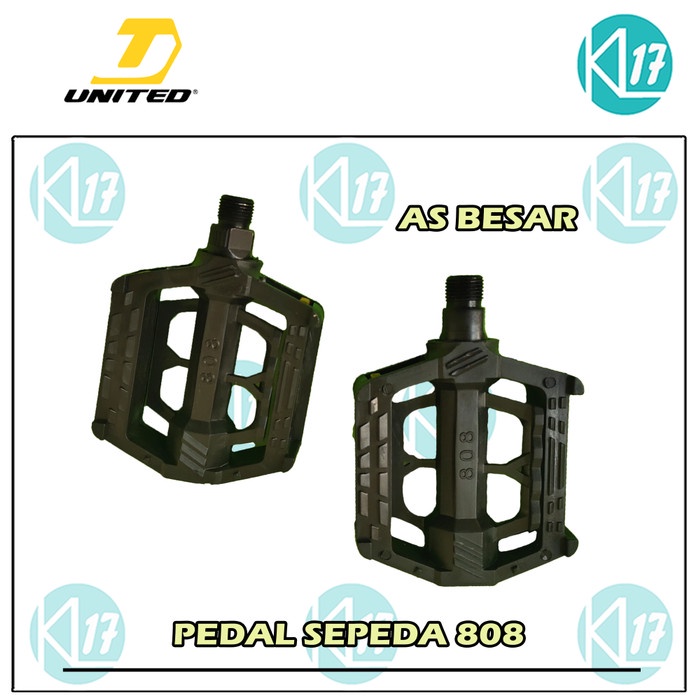 Murah Pedal Plastik United 808 Pedal Sepeda Bmx Gunung Mtb Lipat Fixie Pedal Terbatas