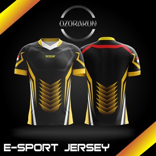 baju kaos jersey gaming aura esport 2019 custom high