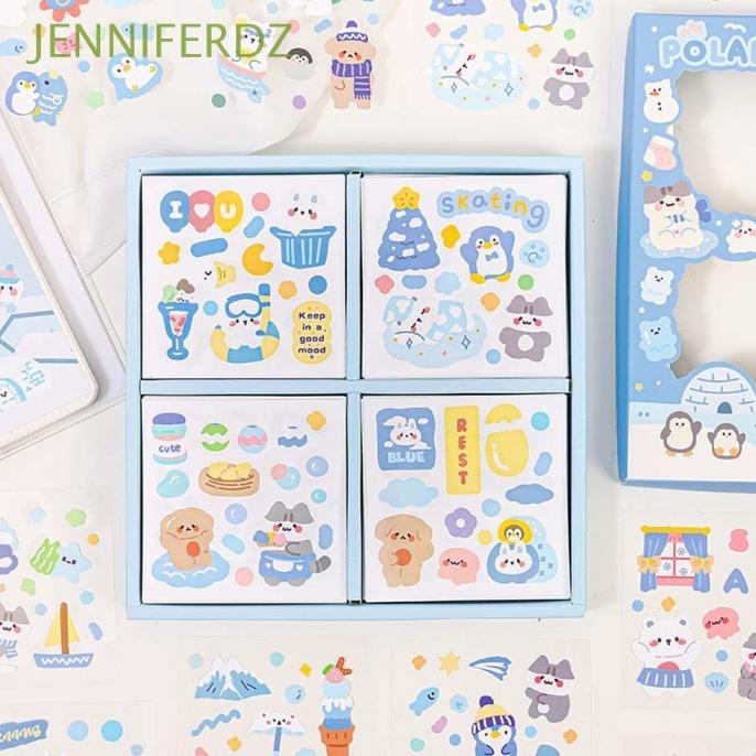 

100 Pcs Set Stiker Cat Dengan Pet Untuk Alat Tulis Sekolah