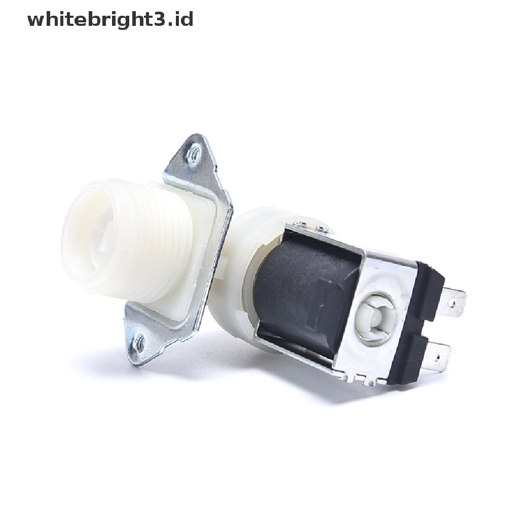 (whitebright3.id) Katup Inlet Air Solenoid Elektrik DC12V 24V AC220V Bahan Plastik