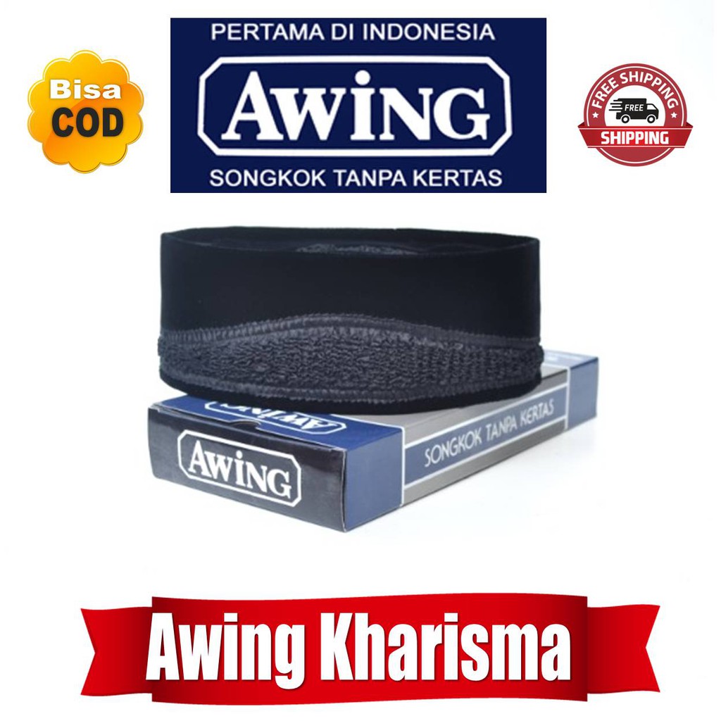 Songkok Peci Awing Kharisma Kriwil Songkok Awing Original