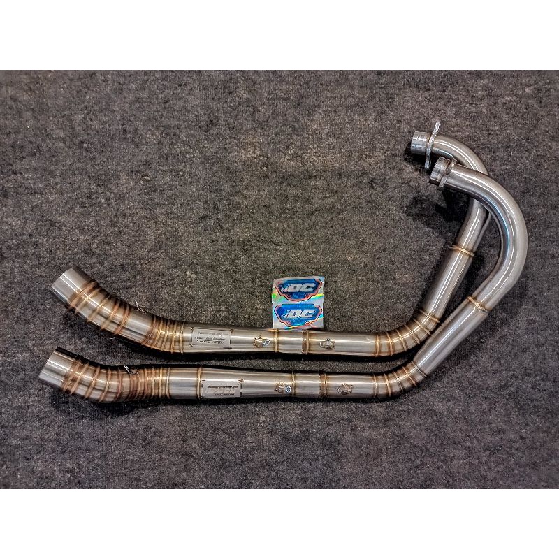 leher knalpot helikopter herex supermoto dragrace balap spek 180cc 200cc 250cc fullstainless 304