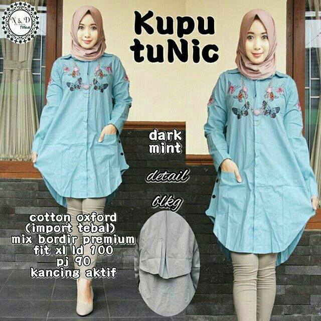 Kupu Tunik / Baju Casual / Baju busui / Supplier pakaian wanita murah