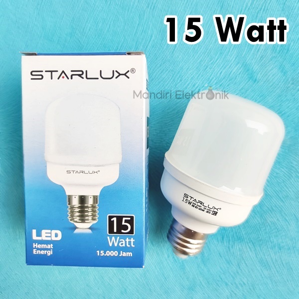 Lampu LED Kapsul 15 Watt Starlux Putih - Lampu LED Murah Starlux 15 Watt Putih