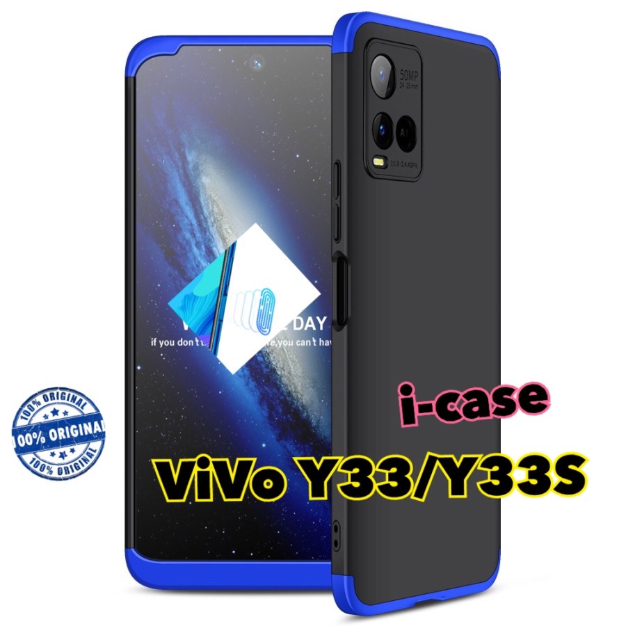 Vivo Y33S GKK 360 CASE - casing cover ViVo Y33T Y33 gkk hardcase ori