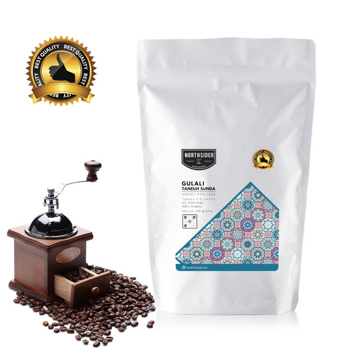 

BIJI KOPI ARABIKA TANEUH SUNDA GULALI HONEY 100GR NORTHSIDER COFFEE - kkp1391