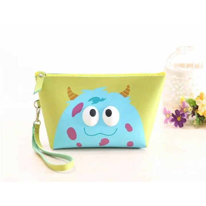 Tas kosmetik Korea pouch Motif Kartun Lucu Kartun Kosmetik