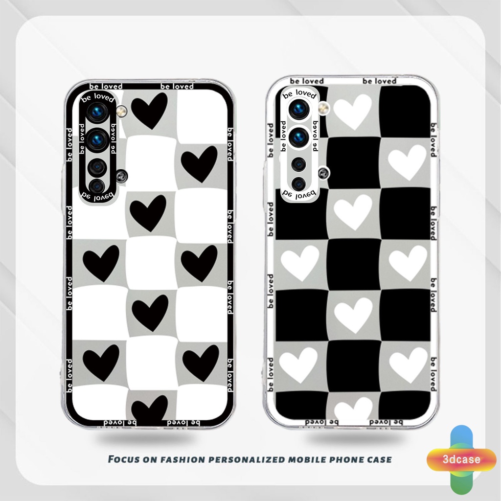 Soft Case Desain Hati Untuk Realme C35 C11 2021 C21Y C31 C15 C21 C25 C20 C3 C12 C2 C25S 5S 5 5S 5i C17 7i C1 C25Y C2 C3i 6i C20A realme Narzo 20 10 10A 20A 30A A7 A5S A15 A16 Y12 Y20 Y15S A03 Clear Couples Back Cover