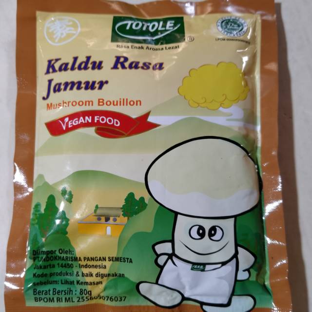 

Kaldu rasa jamur Totole berat 80 gram