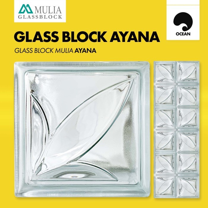 LINK KHUSUS ARMADA TOKO  GLASS BLOCK MULIA 1 DUS (6 BUAH)