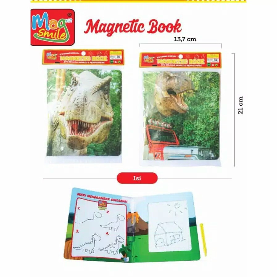 

MAGNETIC BOOK DINO 98031 MENULIS DAN MENGGAMBAR