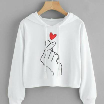 [Hodie Saranghae BC]Hoodie wanita babytery salem/putih