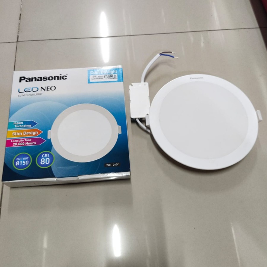 PANASONIC LAMPU DOWNLIGHT LED NEO SLIM 15W 15 WATT IB/TANAM