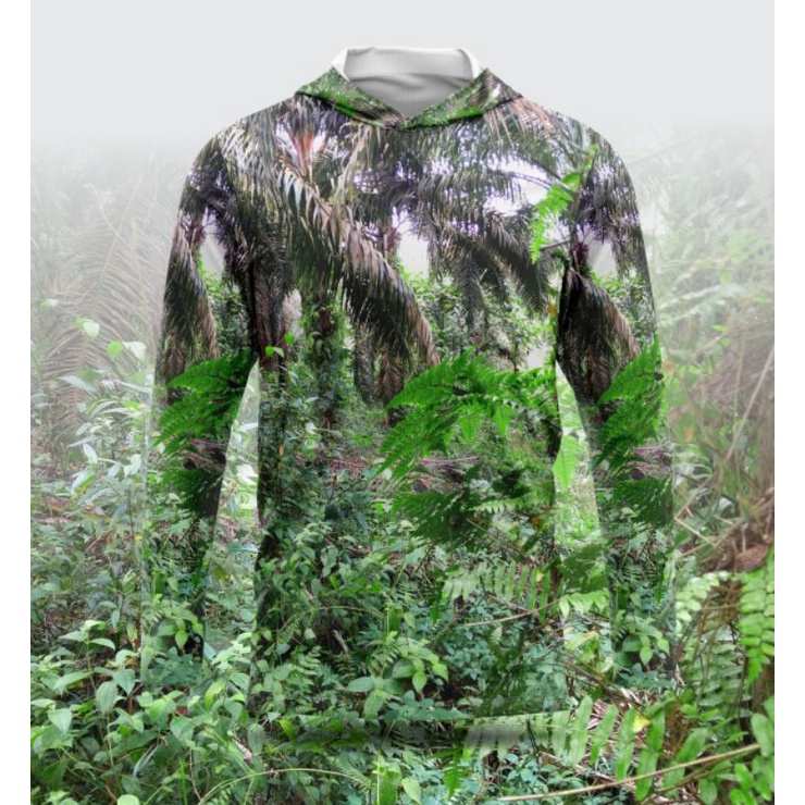 Baju Camo pakaian Camoflase motif pohon Sawit