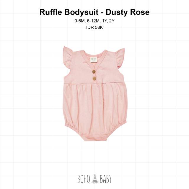 Bohopanna - Bohobaby Ruffle Bodysuit