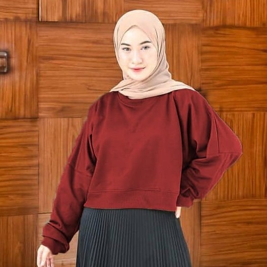 MVP - Oversize Crop - Fashion Wanita Kekinian