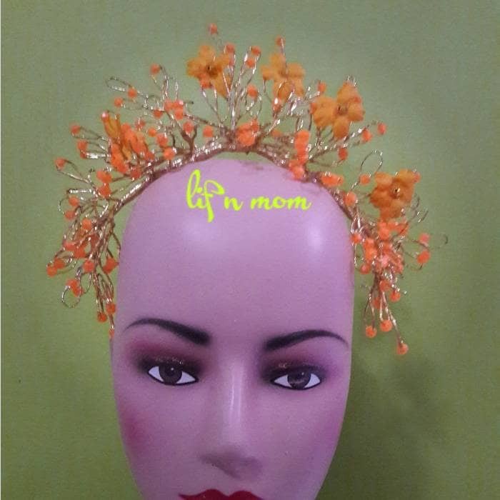 Jual Headpiece Mahkota Hiasan Rambut Kepala Mote Baju Adat Dan Tari