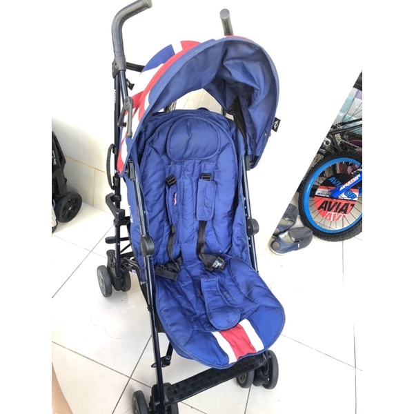 preloved mini buggy navy stroller