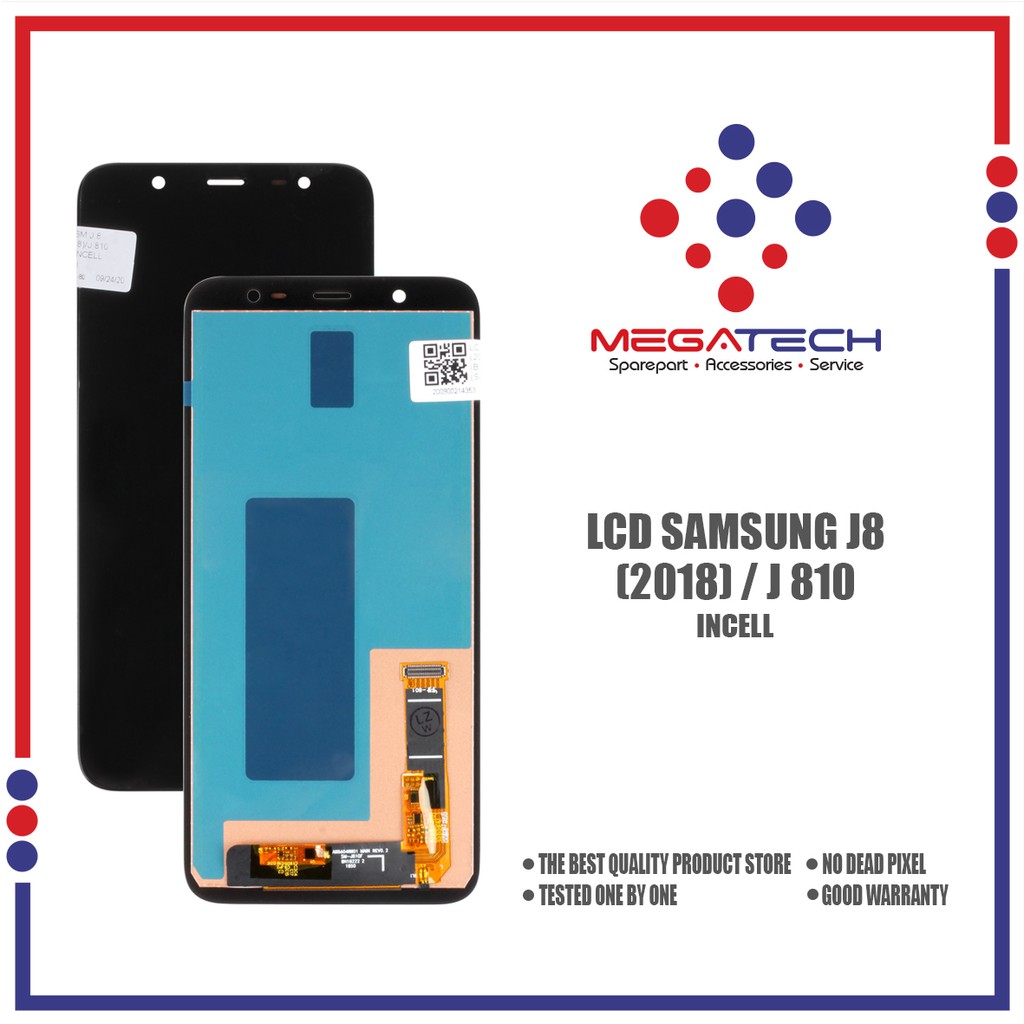 LCD Samsung J8 (2018) / J810 Fullset Touchscreen - Incell