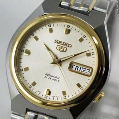 Seiko 5 SNKL72K1 Automatic Two Tone Bracelet | Jam Pria SNKL72