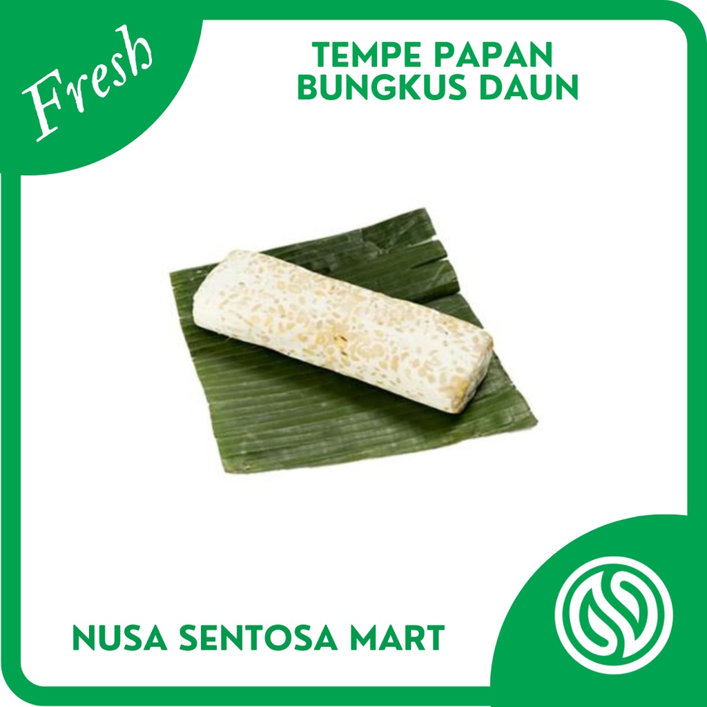 

Tempe Papan Bungkus Daun 1 Pcs