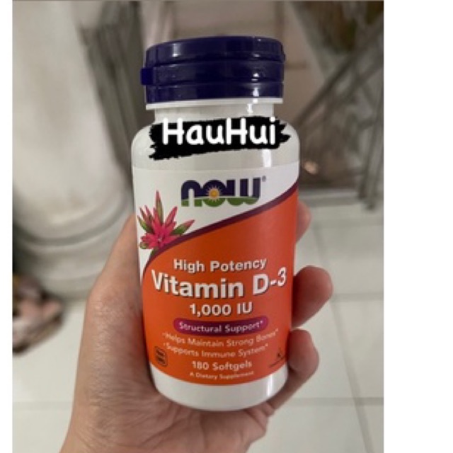 Now Foods Vitamin D-3 1000IU 180 Softgels Suplemen Now Vitamin D3 1000 iu Obat Vitamin D3 1000 iu