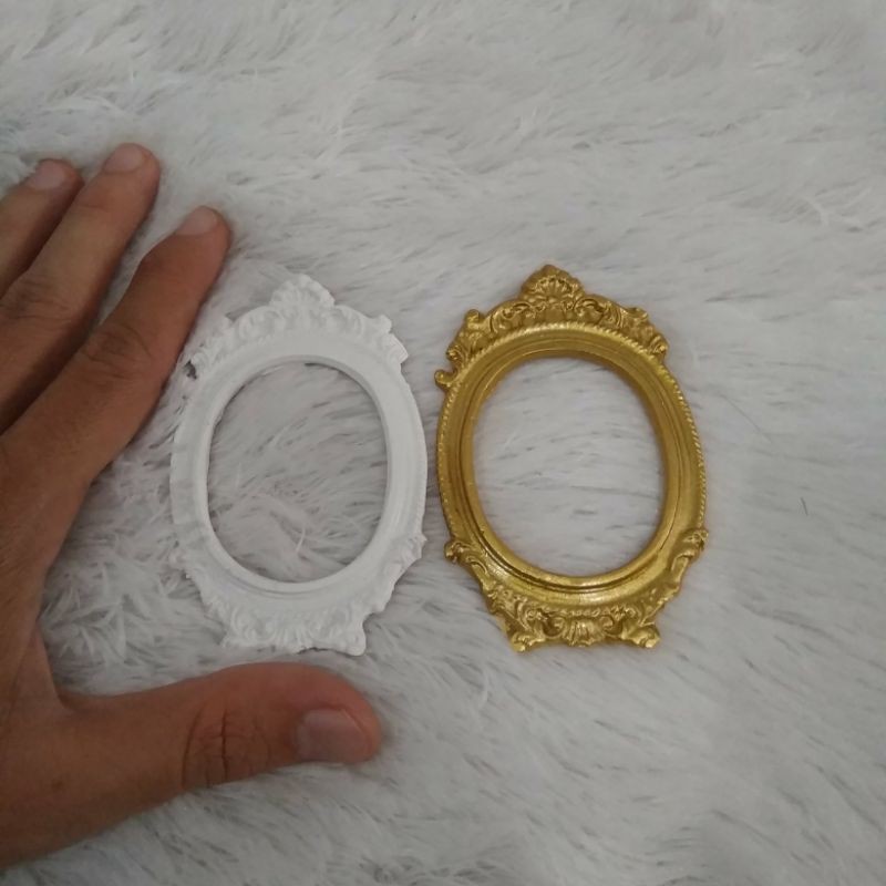 Resin oval hiasan mahar