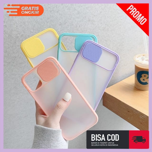 Case Vivo V21  V21 5G Soft Case Matte Camera Slide Protector Covers